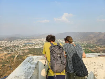 Aussicht vom Savitri Devi Tempel