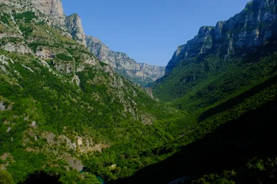 Nochmals die Vikosschlucht von unten