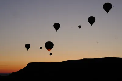 Sonnenaufgang in Kappadokien