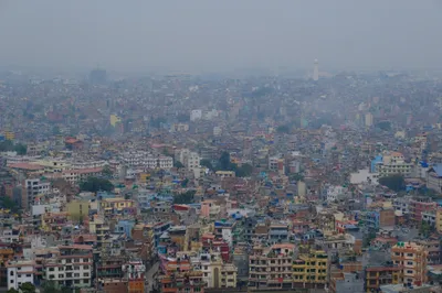 Smog über Kathmandu