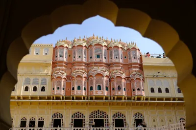 Rückseite des Hawa Mahal