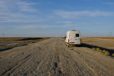 Schlaglöcher bis zum Horizont (150km)