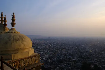 Sonnenuntergang über Jaipur