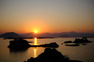 Sonnenaufgang in Jawai Bandh