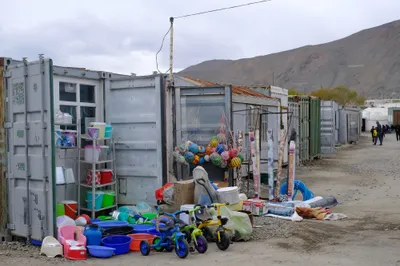 Container-Markt in Murgab