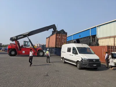 Hier kommt der Container